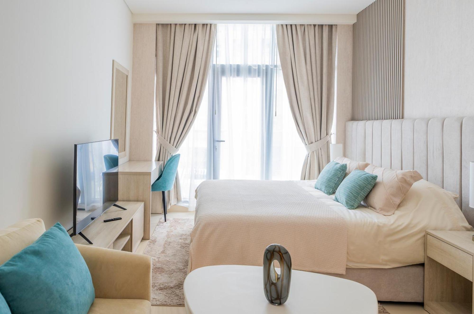 Studio With Pool And Private Beach Access On Palm Jumeirah 두바이 외부 사진