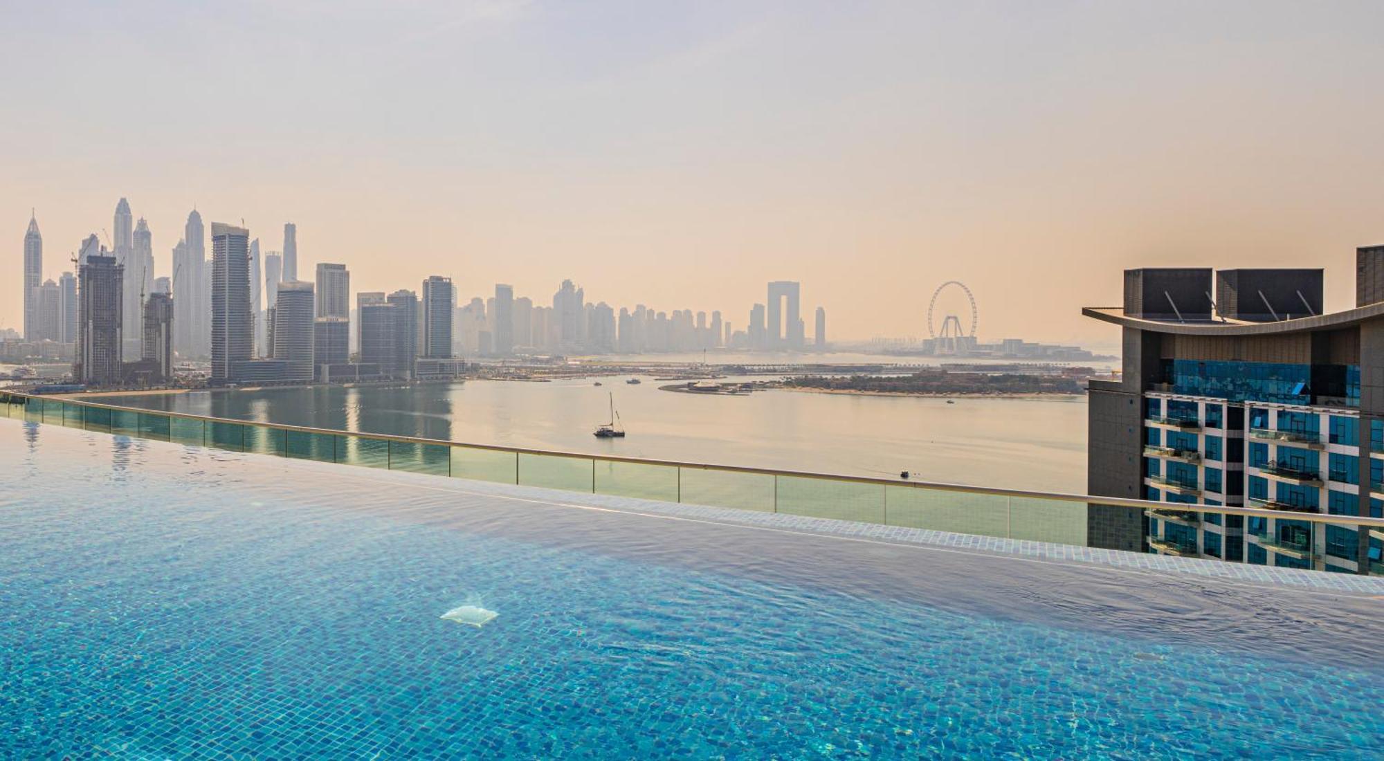 Studio With Pool And Private Beach Access On Palm Jumeirah 두바이 외부 사진