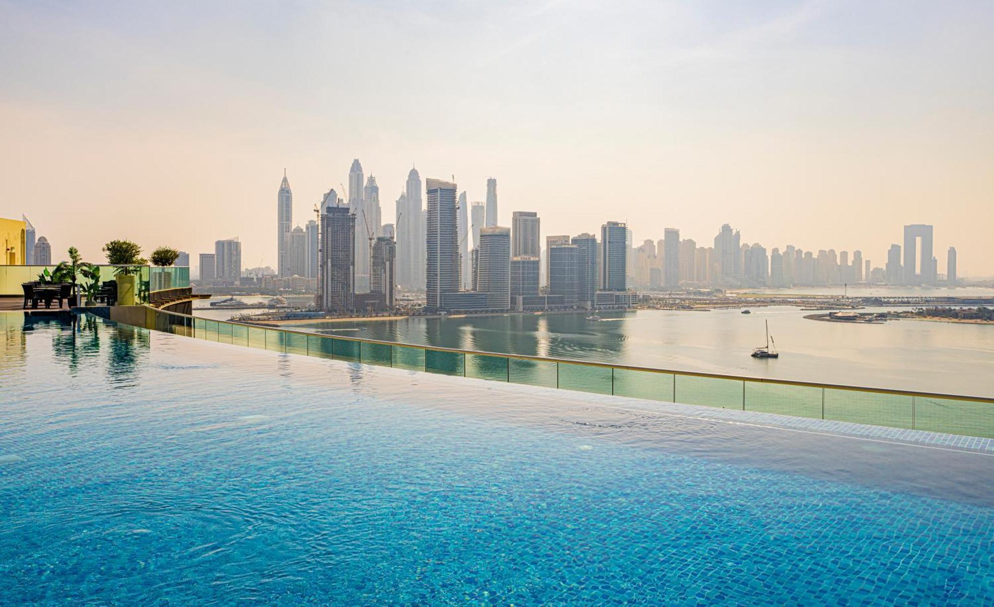 Studio With Pool And Private Beach Access On Palm Jumeirah 두바이 외부 사진