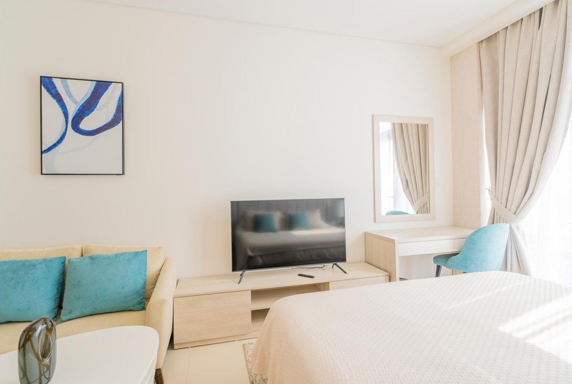 Studio With Pool And Private Beach Access On Palm Jumeirah 두바이 외부 사진