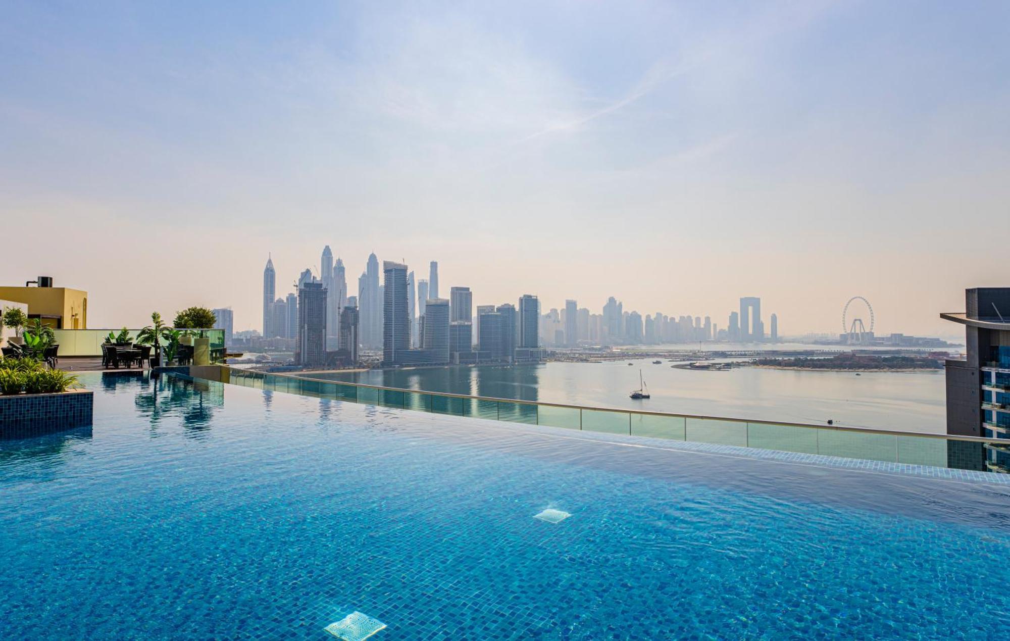Studio With Pool And Private Beach Access On Palm Jumeirah 두바이 외부 사진