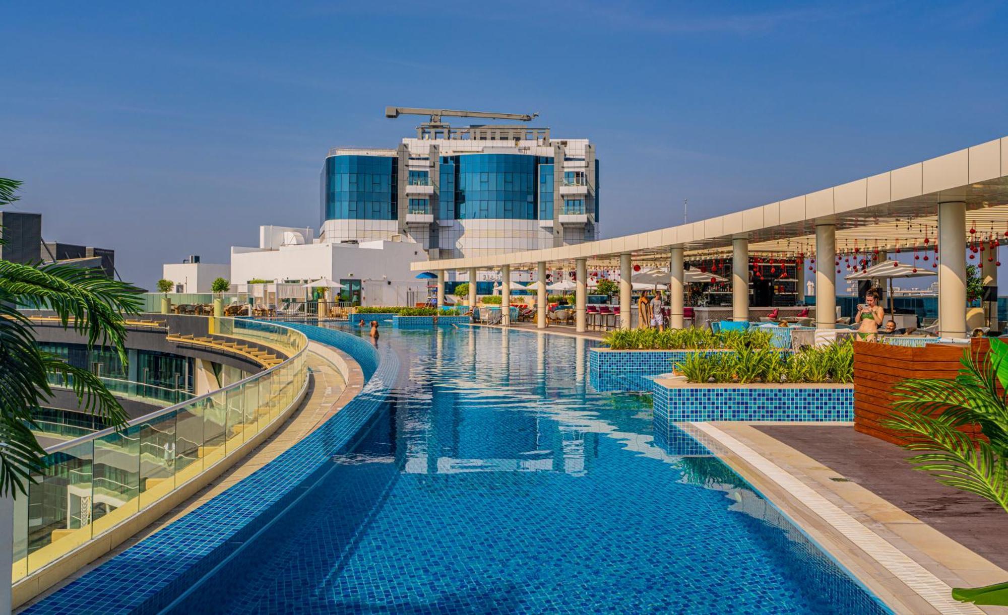 Studio With Pool And Private Beach Access On Palm Jumeirah 두바이 외부 사진